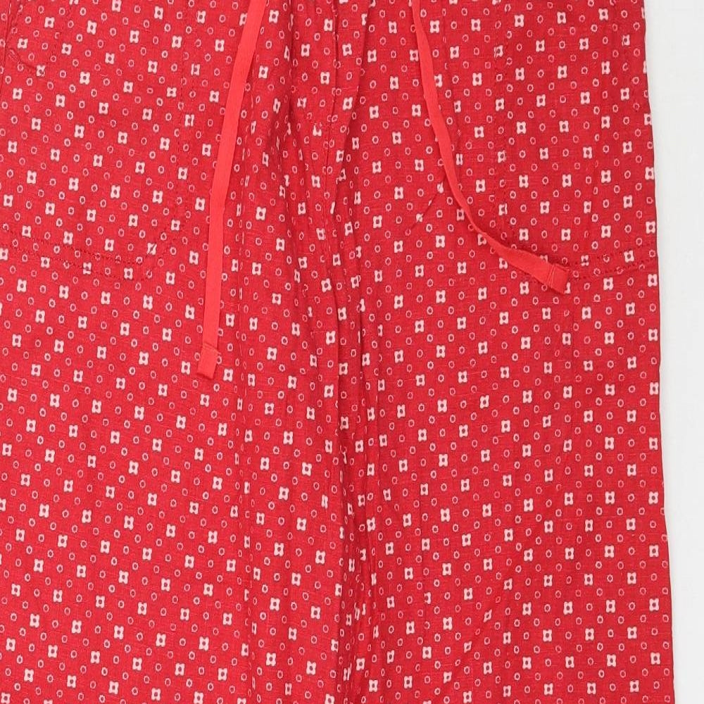 Womens UK Size 10 Preworn Regular Fit  Pink Trousers