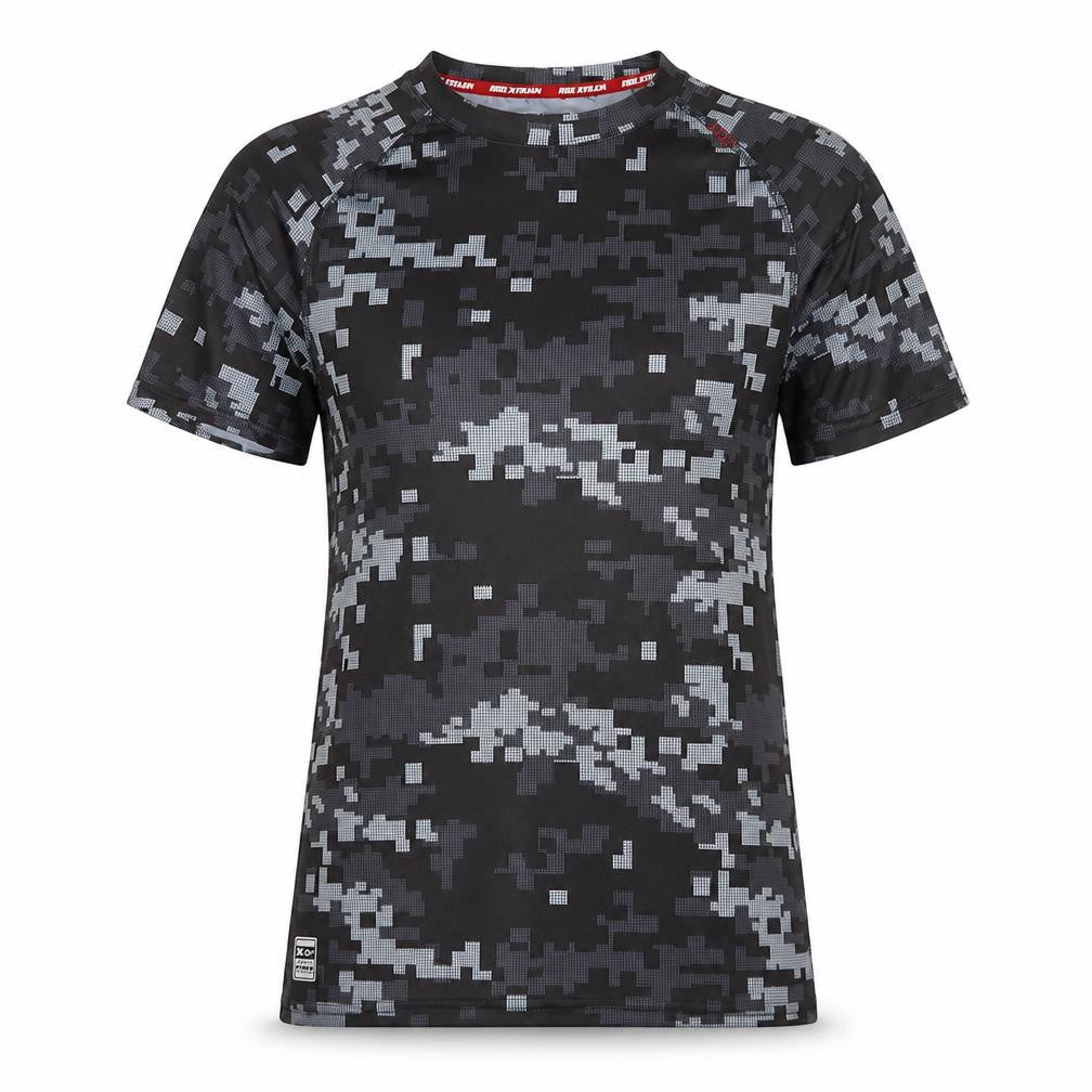 Front view of RBX women’s grey basic t-shirt, size S