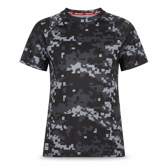Front view of RBX women’s grey basic t-shirt, size S