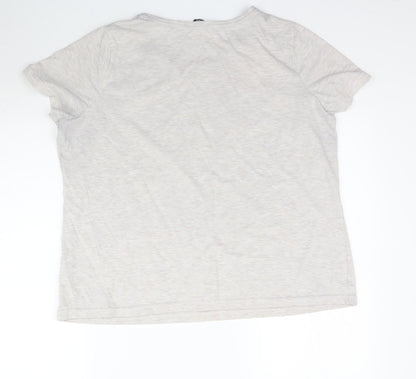 Bonmarché Womens Grey   Basic T-Shirt Size 2  - Elephant