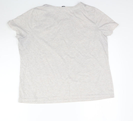 Bonmarché Womens Grey   Basic T-Shirt Size 2  - Elephant