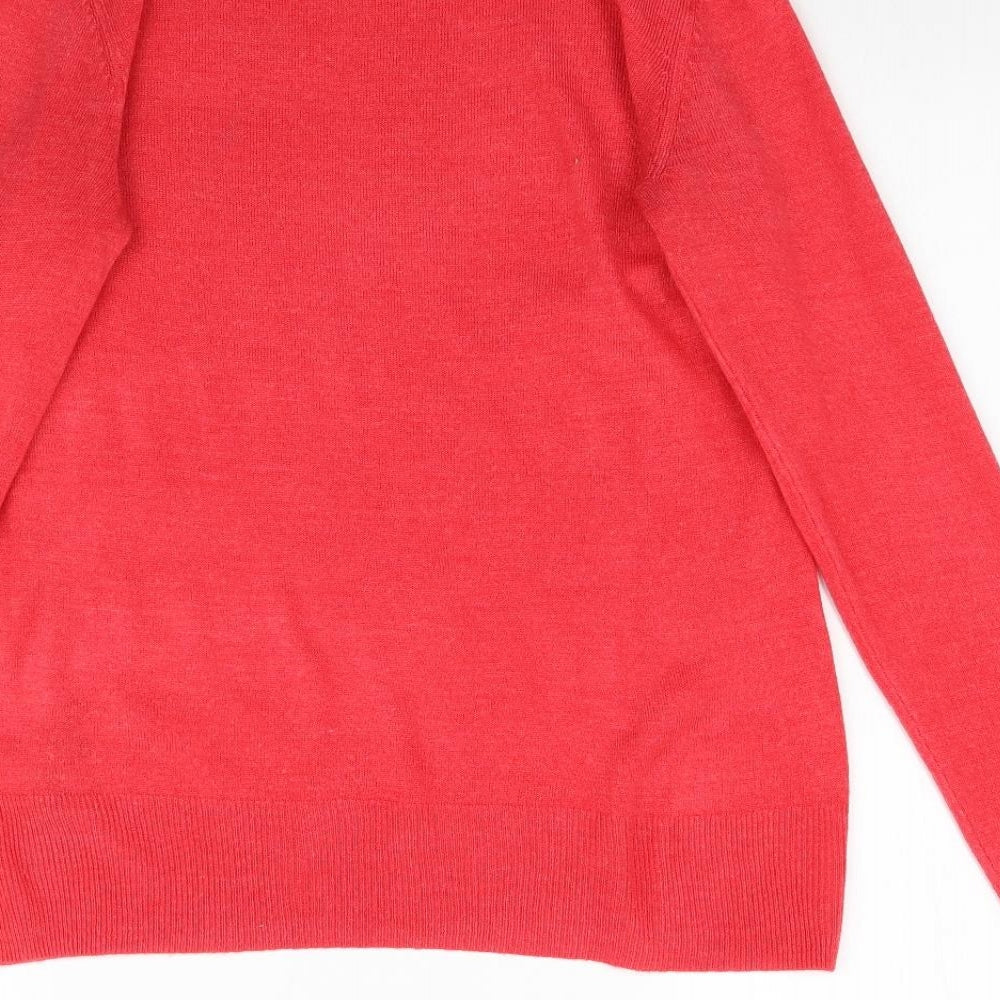 Womens UK Size 10 Dorothy Perkins Pink Pullover Jumper