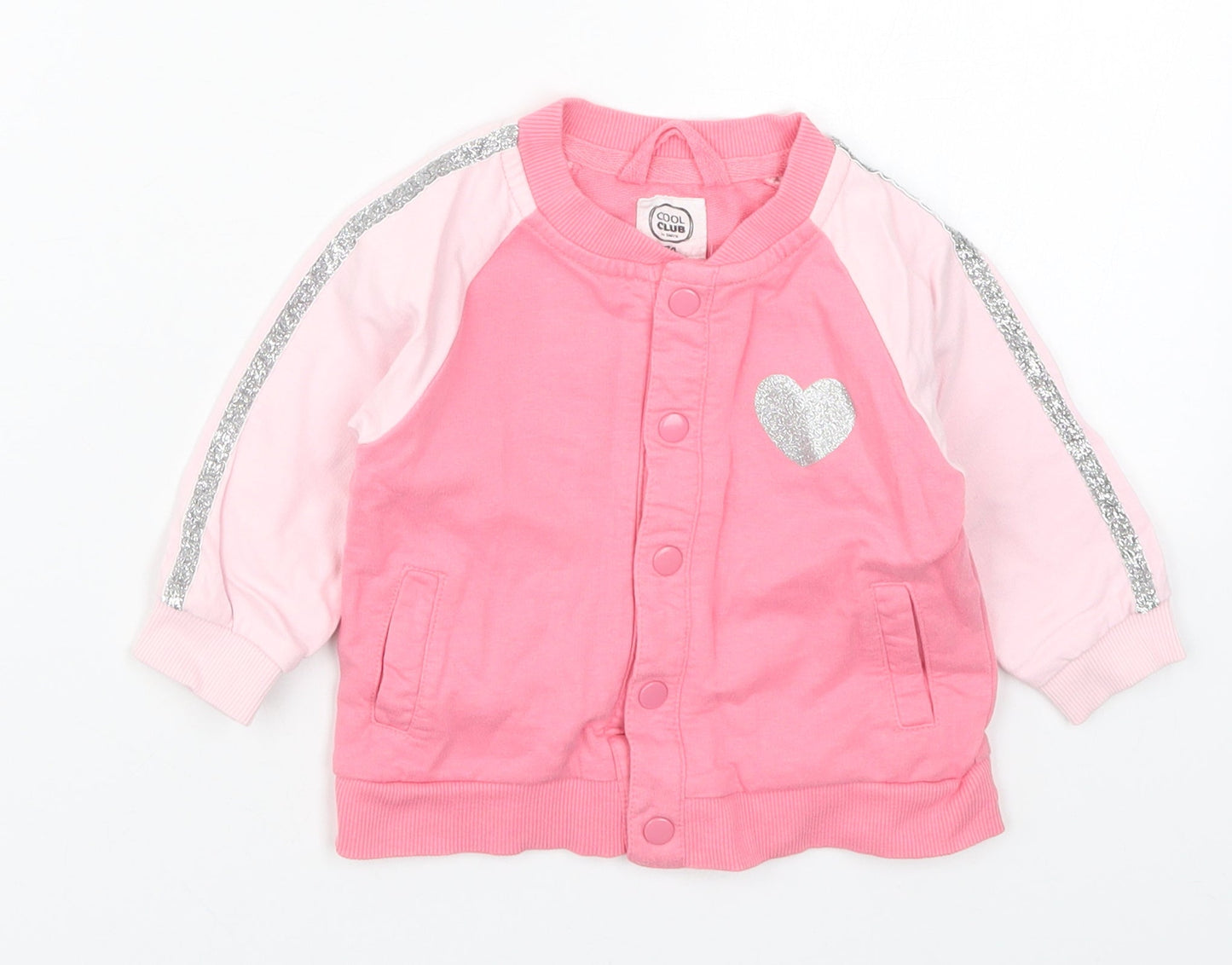 Cool Club Girls Pink   Jacket  Size 6-9 Months  - Love Heart