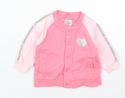 Cool Club Girls Pink   Jacket  Size 6-9 Months  - Love Heart