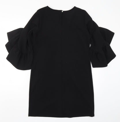 Dorothy Perkins Womens Black   A-Line  Size 10