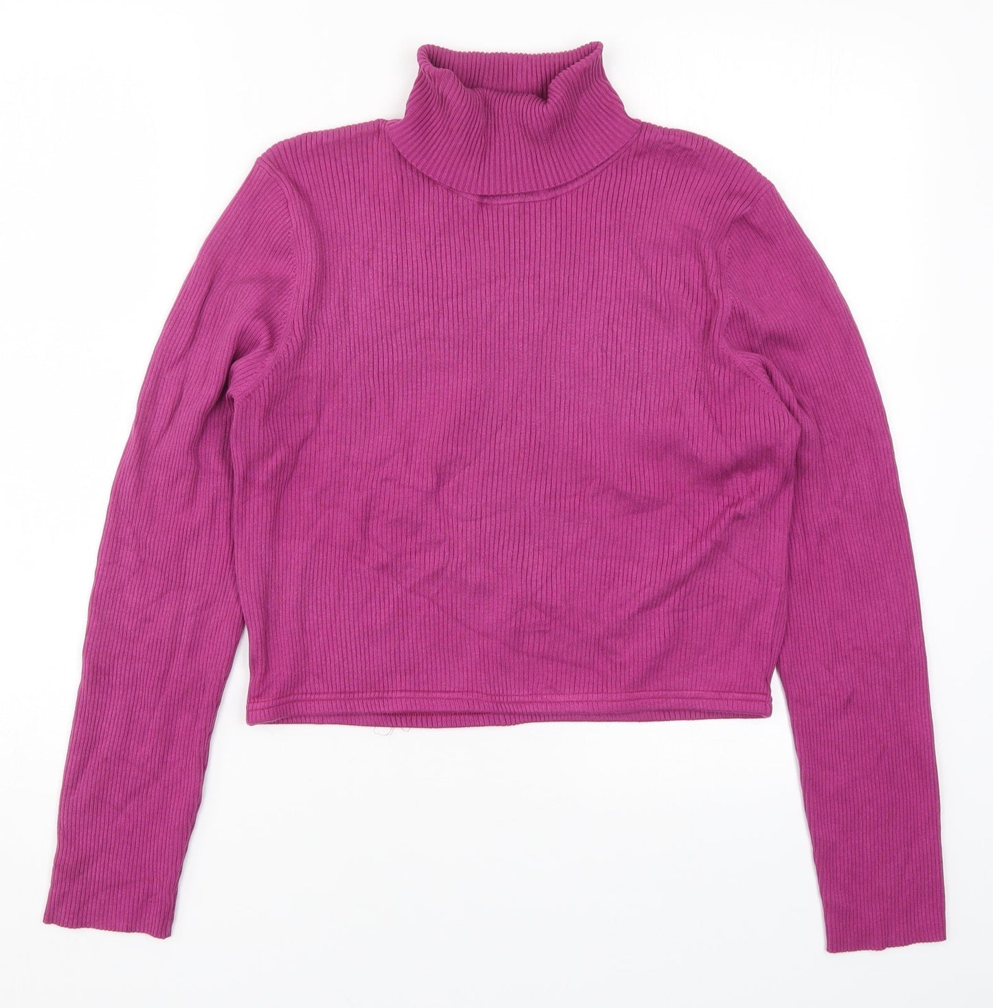 Womens UK Size L Preworn Pink Pullover Jumper