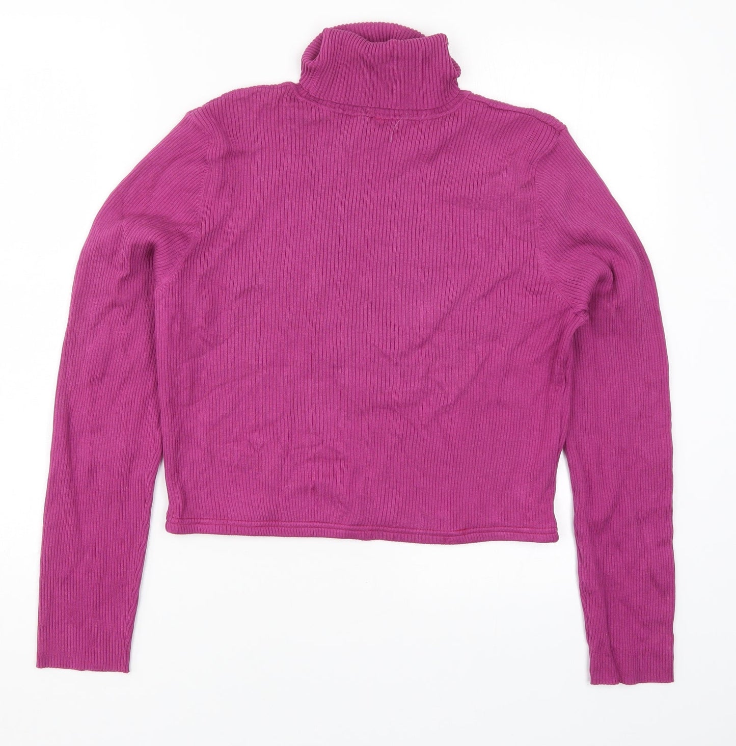 Womens UK Size L Preworn Pink Pullover Jumper
