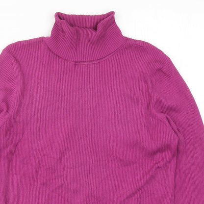 Womens UK Size L Preworn Pink Pullover Jumper