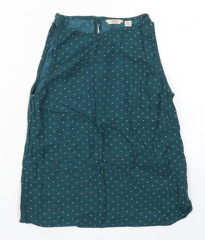 Womens UK Size 4 Jack Wills Blue Basic Tank
