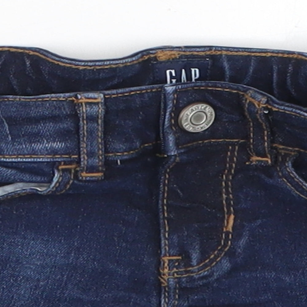 Gap Girls Blue  Denim Mom Shorts Size 5 Years