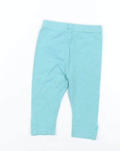 Mothercare Girls Blue   Capri Trousers Size 3-6 Months