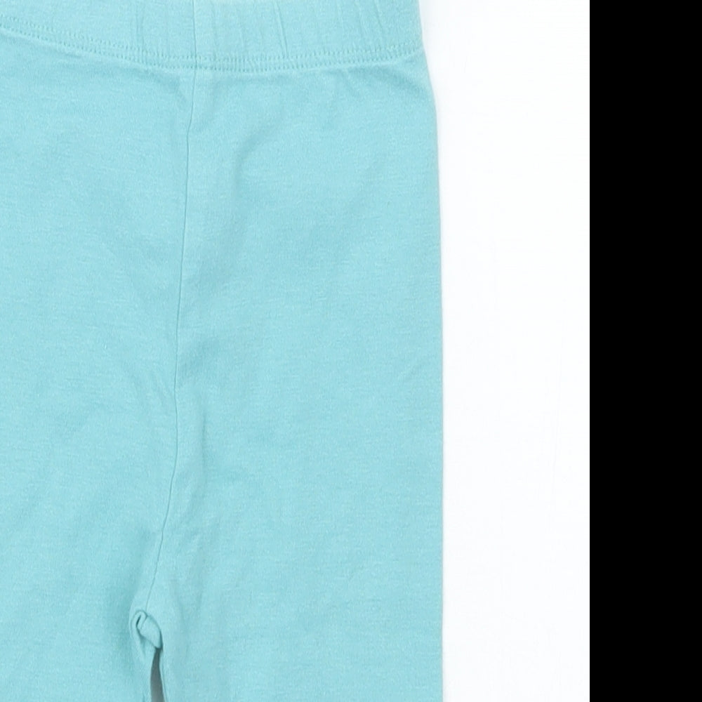 Mothercare Girls Blue   Capri Trousers Size 3-6 Months