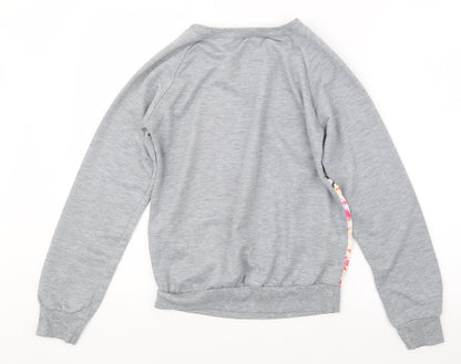 Womens UK Size M Preworn Grey Pullover Jumper