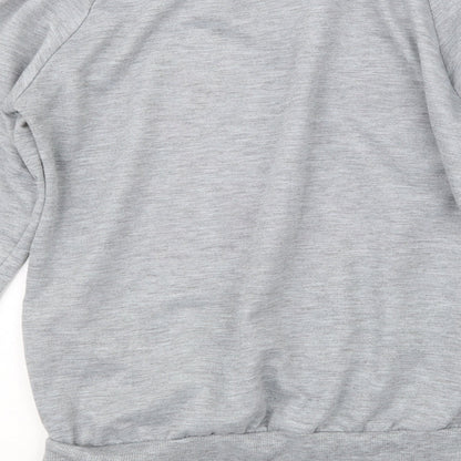 Womens UK Size M Preworn Grey Pullover Jumper