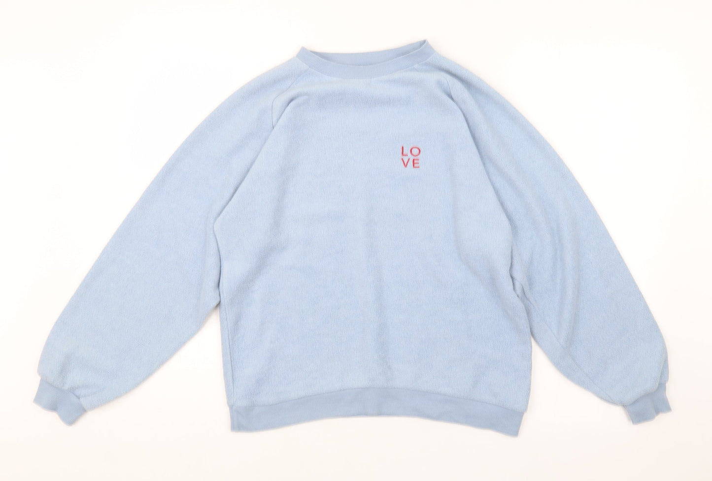 Womens UK Size 4 Topshop Blue Pullover Jumper