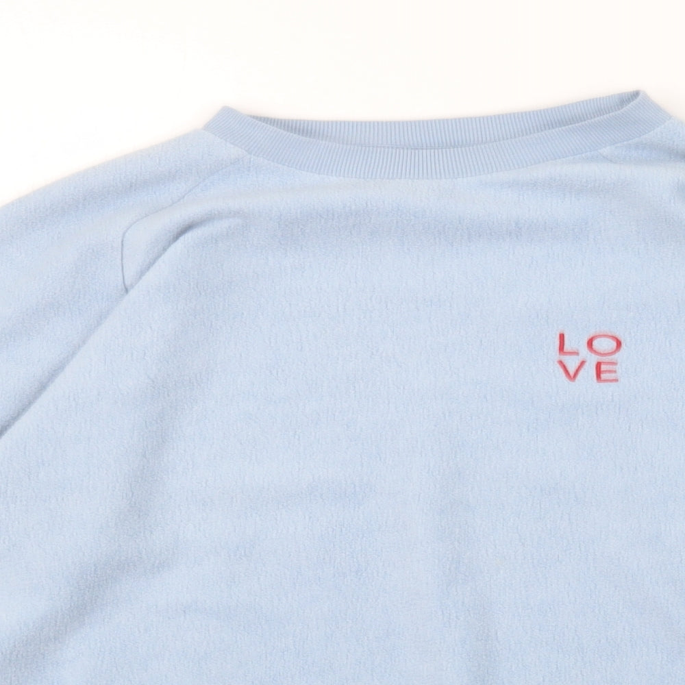 Womens UK Size 4 Topshop Blue Pullover Jumper