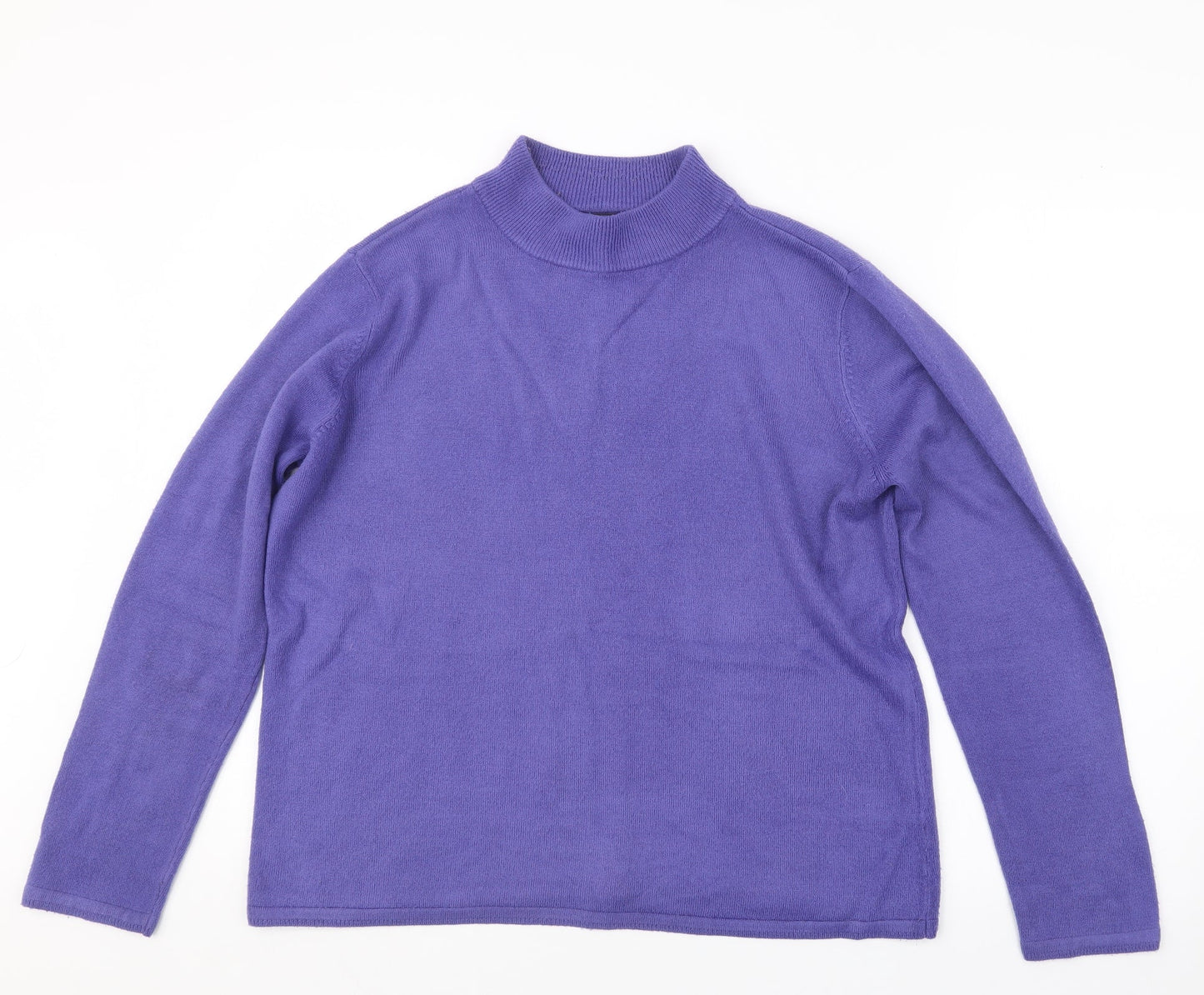 Womens UK Size L BM Purple Pullover Jumper