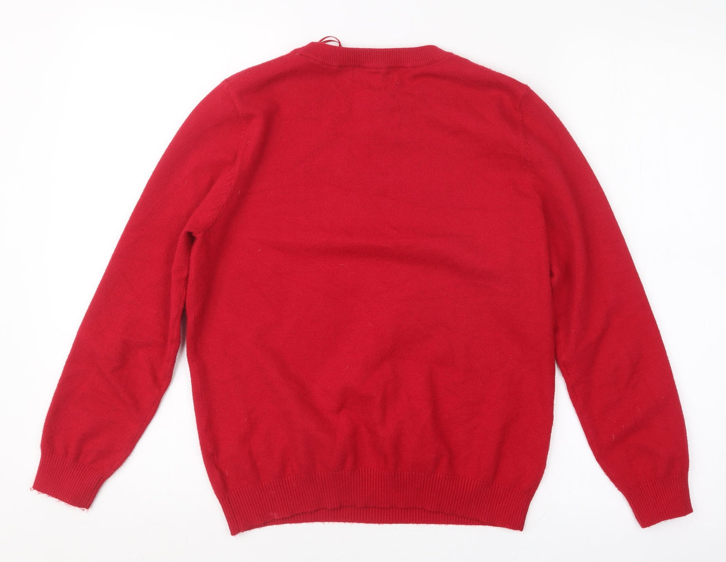 Womens UK Size M Paramour Red Pullover Jumper