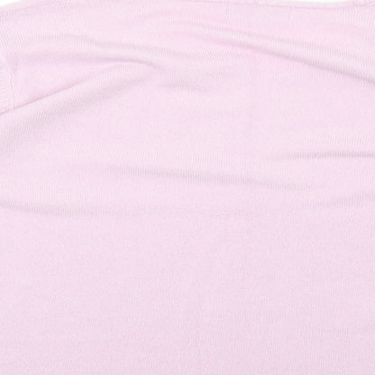 Brand and care label for marianna women’s purple jumper, size XL