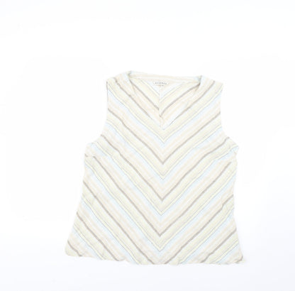 George Womens Multicoloured Striped  Basic T-Shirt Size 18