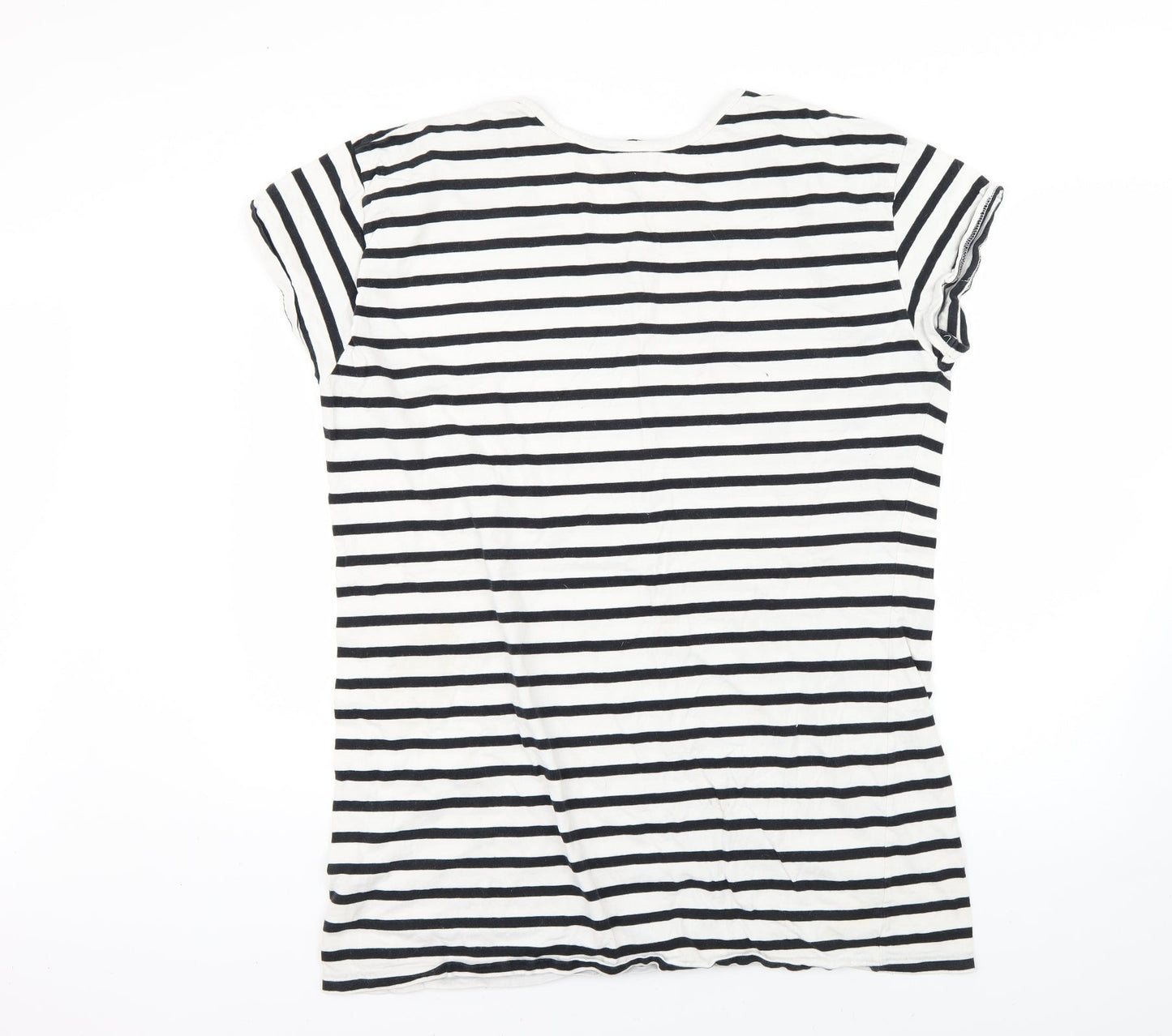 Womens UK Size 14 Miso Multicoloured Basic T-Shirt