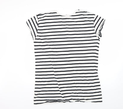 Womens UK Size 14 Miso Multicoloured Basic T-Shirt
