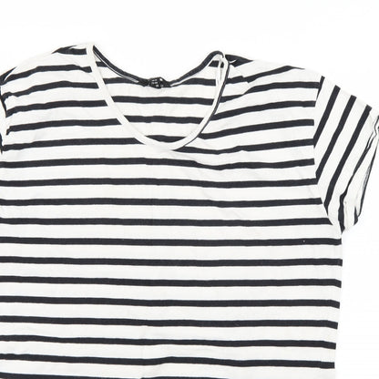 Womens UK Size 14 Miso Multicoloured Basic T-Shirt