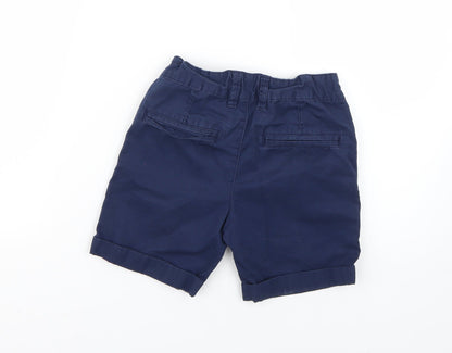 George Boys Blue   Chino Shorts Size 5-6 Years