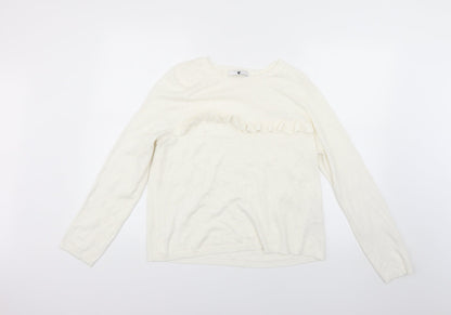 Womens UK Size 18 Very White Pullover Jumper