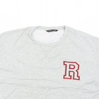 SheIn Mens Grey    T-Shirt Size S