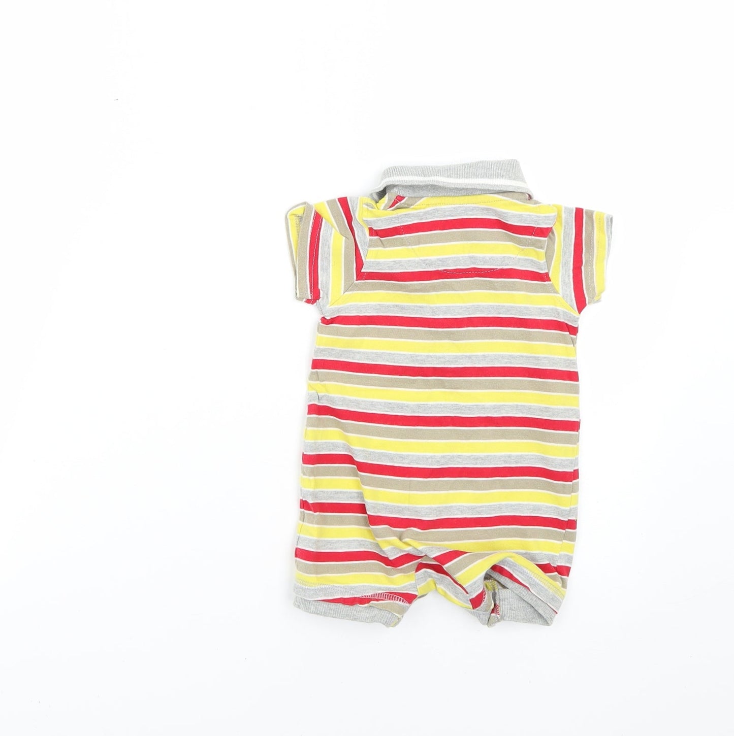 TU Baby Multicoloured Striped  Babygrow One-Piece Size 3-6 Months