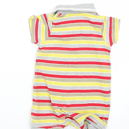 TU Baby Multicoloured Striped  Babygrow One-Piece Size 3-6 Months