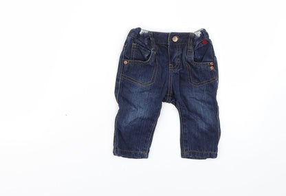 marks Baby Blue   Cropped Jeans Size 3-6 Months