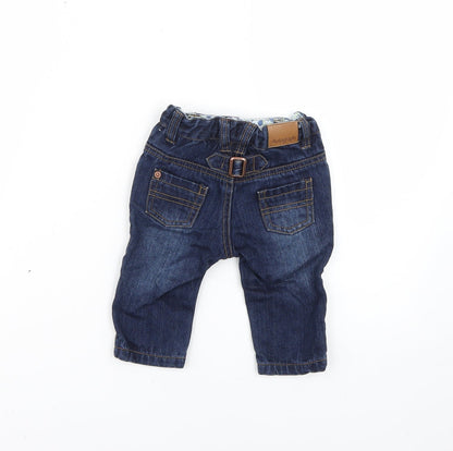 marks Baby Blue   Cropped Jeans Size 3-6 Months
