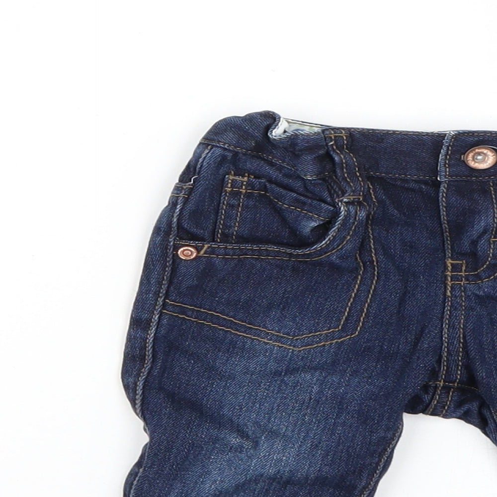 marks Baby Blue   Cropped Jeans Size 3-6 Months