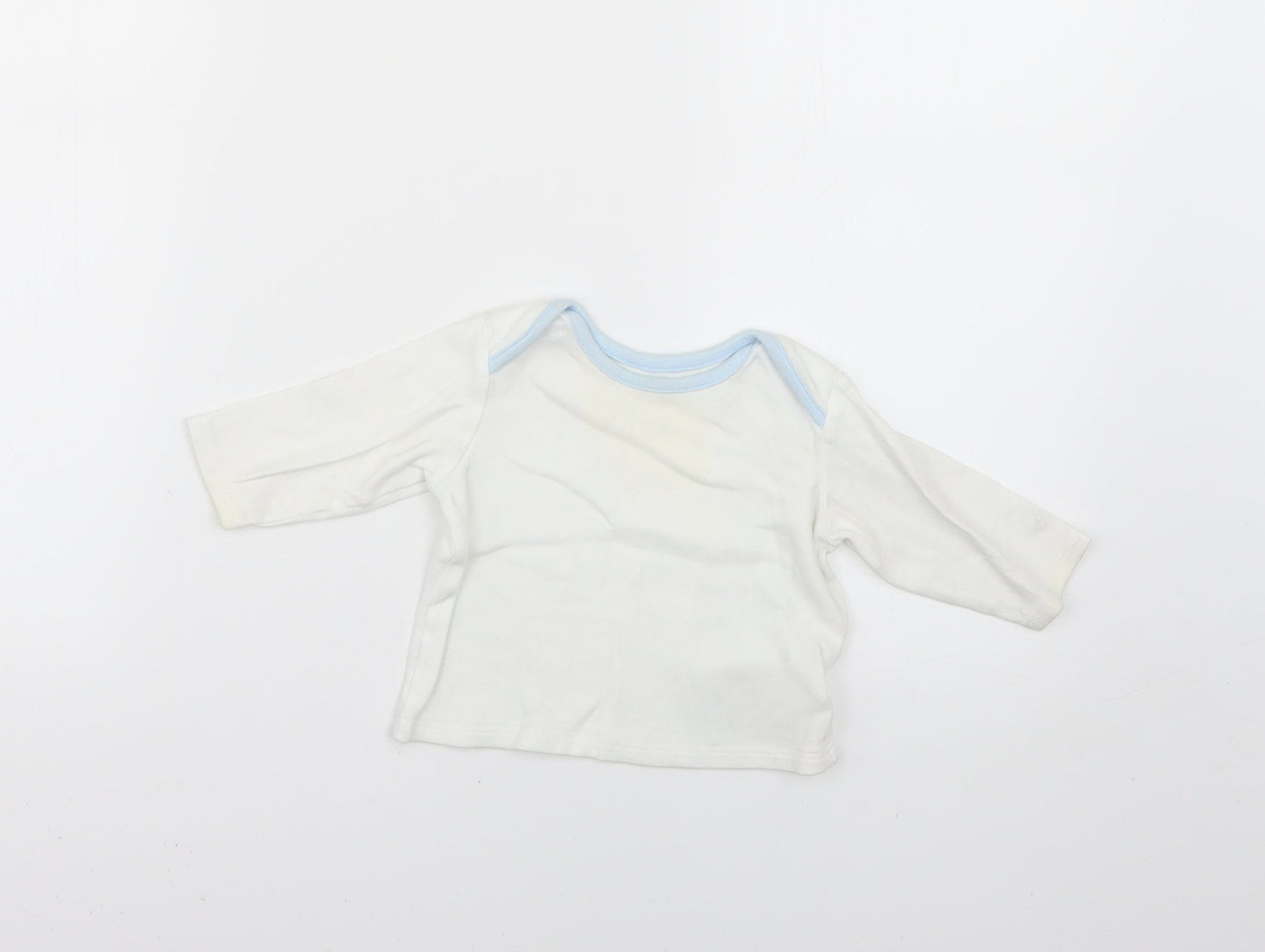 Marks and Spencer Baby White   Basic T-Shirt Size 3-6 Months