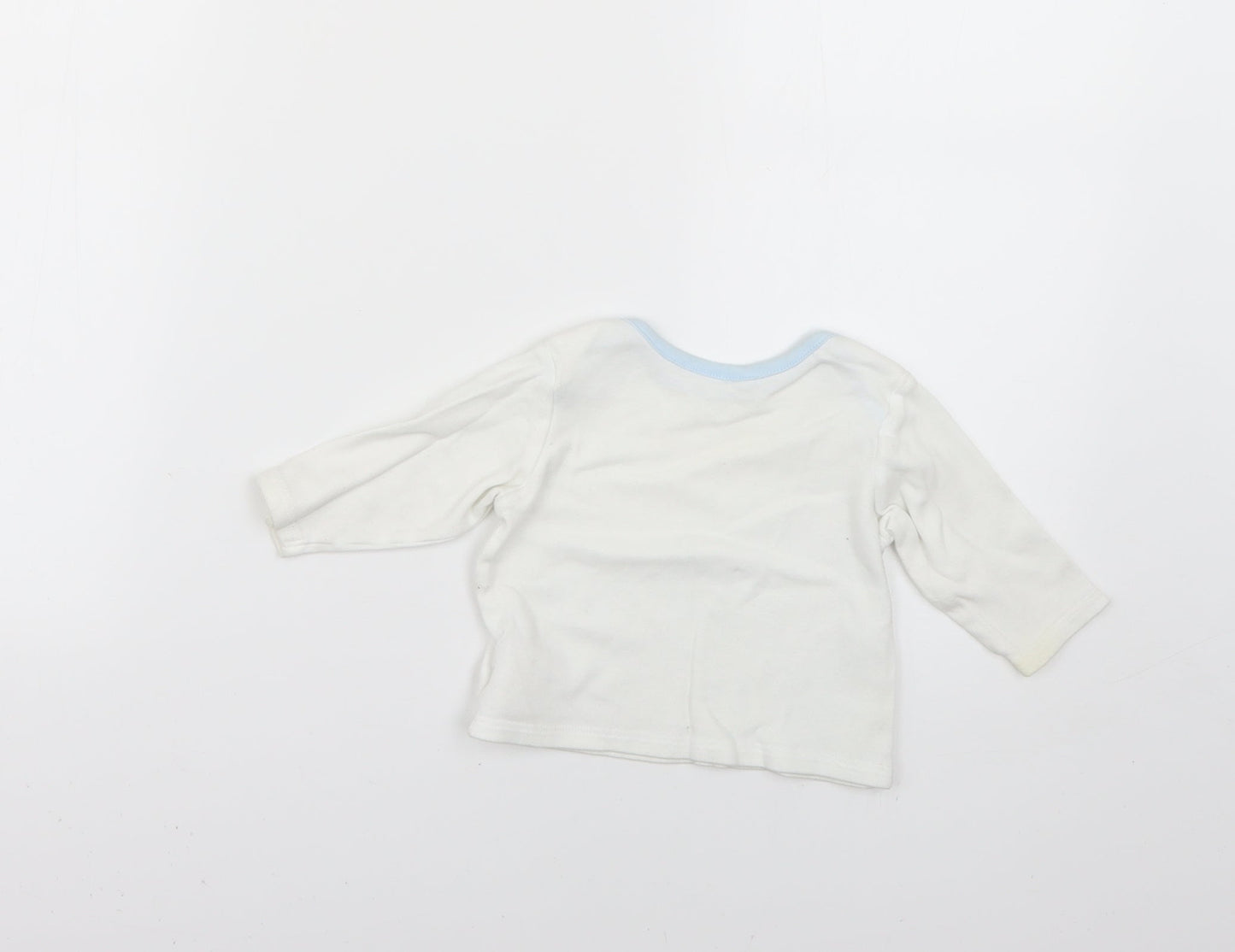 Marks and Spencer Baby White   Basic T-Shirt Size 3-6 Months