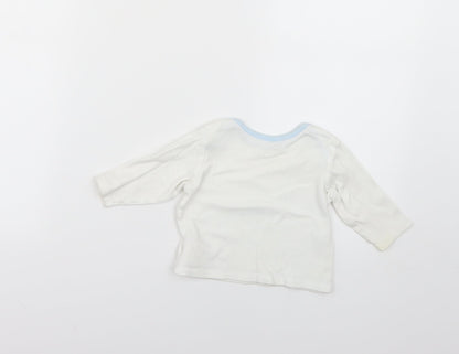 Marks and Spencer Baby White   Basic T-Shirt Size 3-6 Months