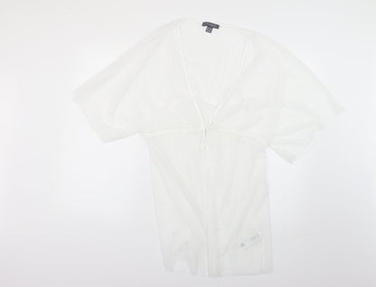 Primark Womens White   Cardigan Jumper Size 12