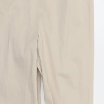 Womens UK Size 10 m&S Regular Fit  Beige Trousers