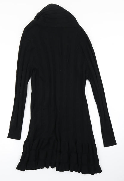 Just Elegance Womens Black  Knit Cardigan Jumper Size M