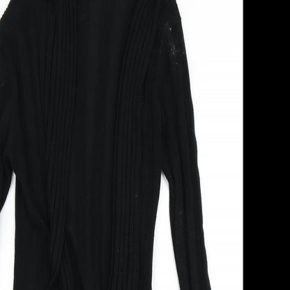 Just Elegance Womens Black  Knit Cardigan Jumper Size M