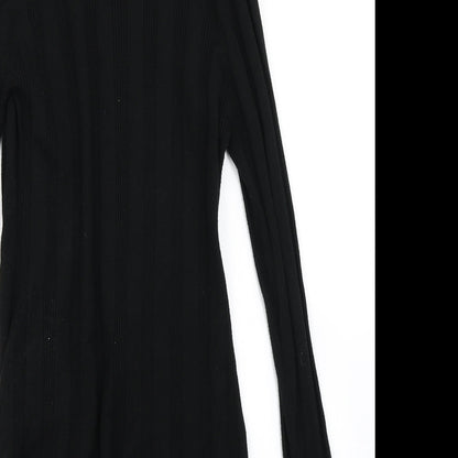 Just Elegance Womens Black  Knit Cardigan Jumper Size M