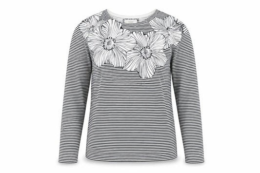 Womens UK Size 16 Maine Black Pullover Jumper