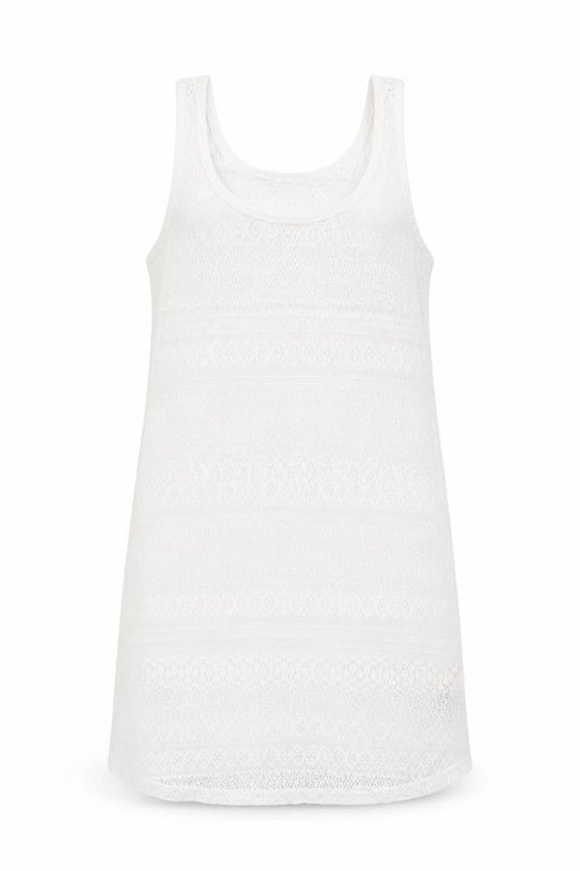 Front view of Atmosphere women’s white kaftan, size S