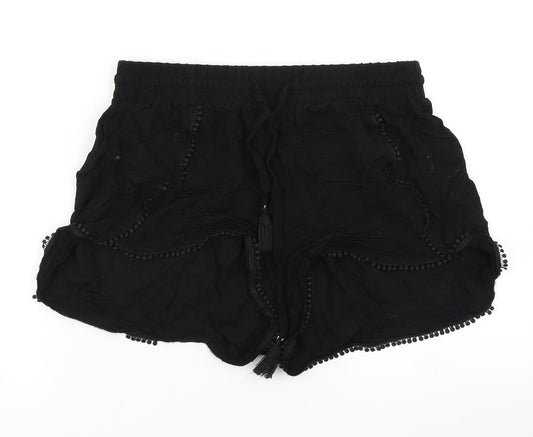 New Look Womens Black   Hot Pants Shorts Size 10