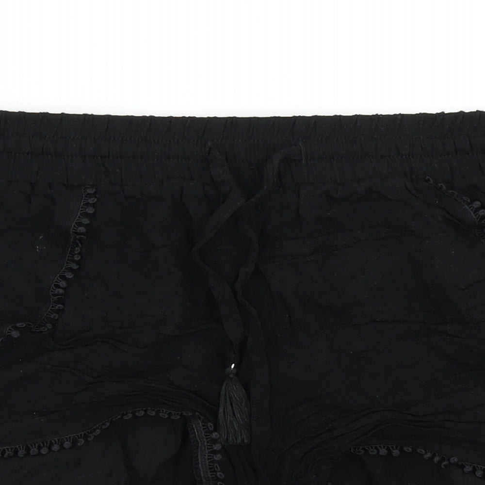 New Look Womens Black   Hot Pants Shorts Size 10