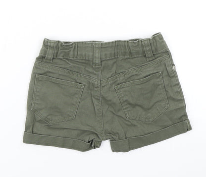 Denim Co Girls Green  Denim Cargo Shorts Size 3-4 Years