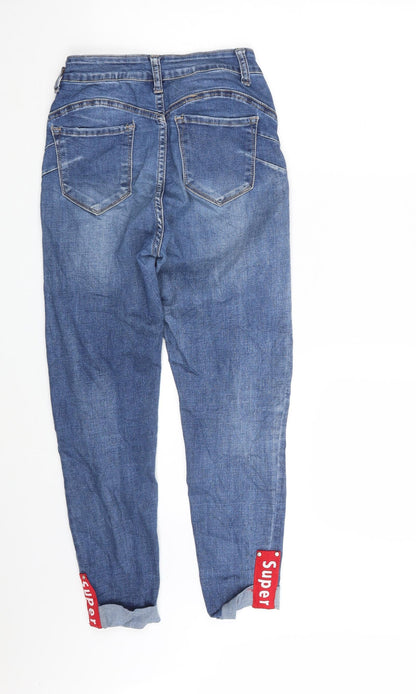 Classics Womens Blue  Denim Cropped Jeans Size 24 in L25 in