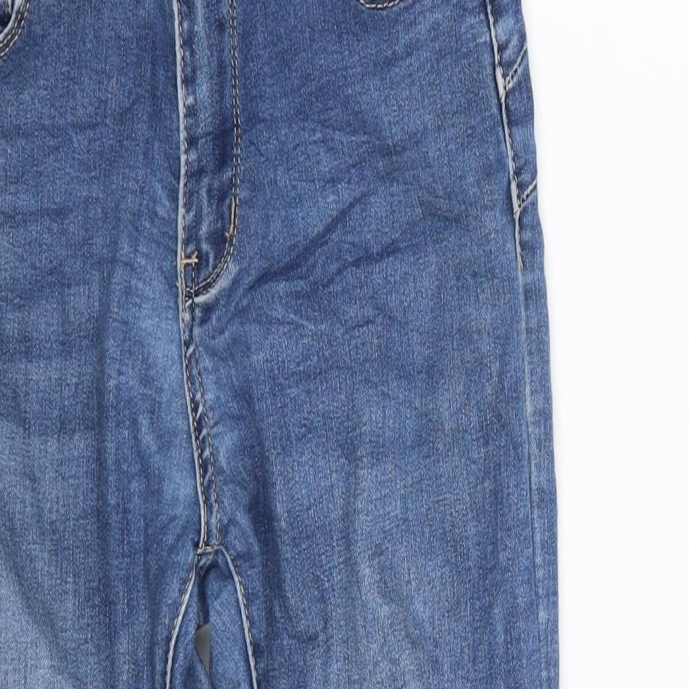 Classics Womens Blue  Denim Cropped Jeans Size 24 in L25 in